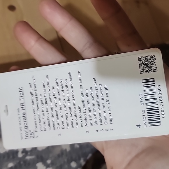 Lululemon High Rise Invigorate  NWT  Tights Leggings Size 4 - Picture 4 of 7